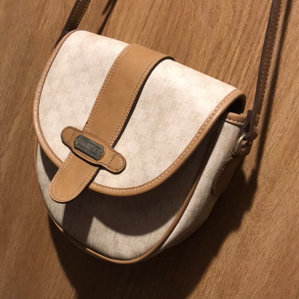 Carryland Vintage Crossbody Logo Leather Trim